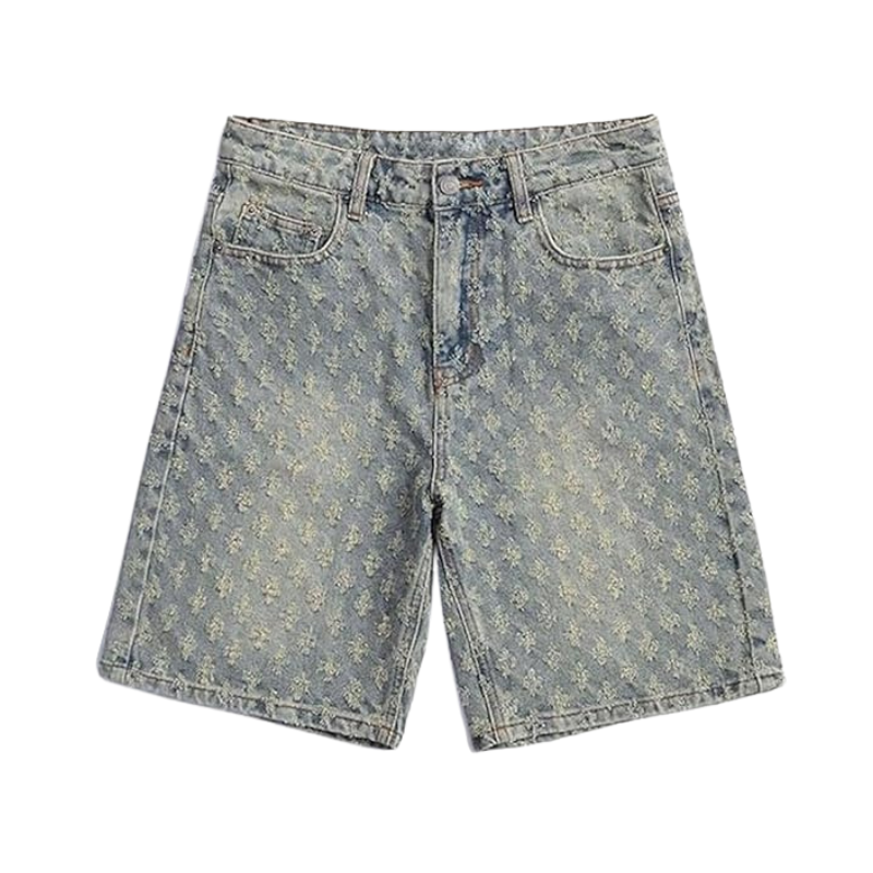 Ripped Rain Shorts Jeans