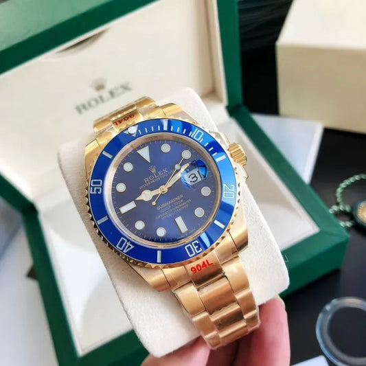 Rolex Smurf - Submariner Gold Blue