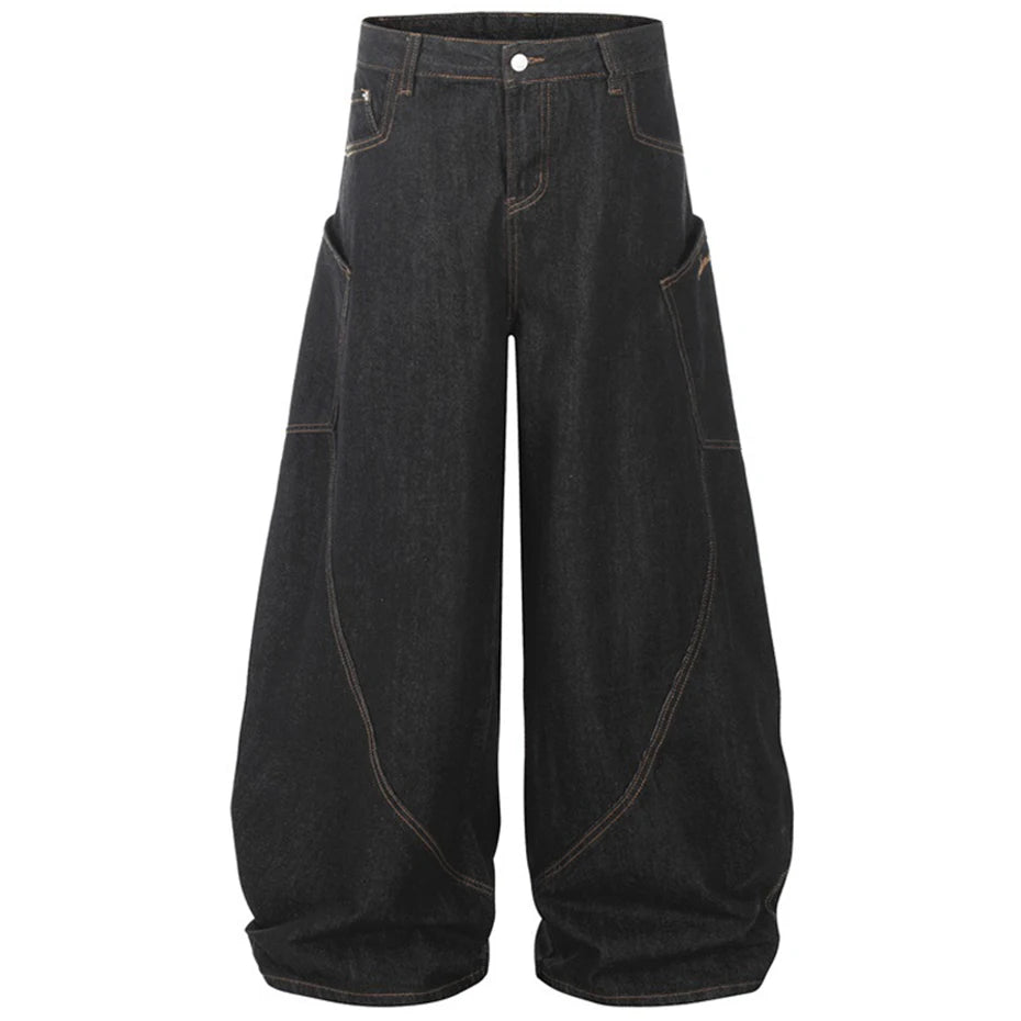 BLACK FORCE BAGGY JEANS