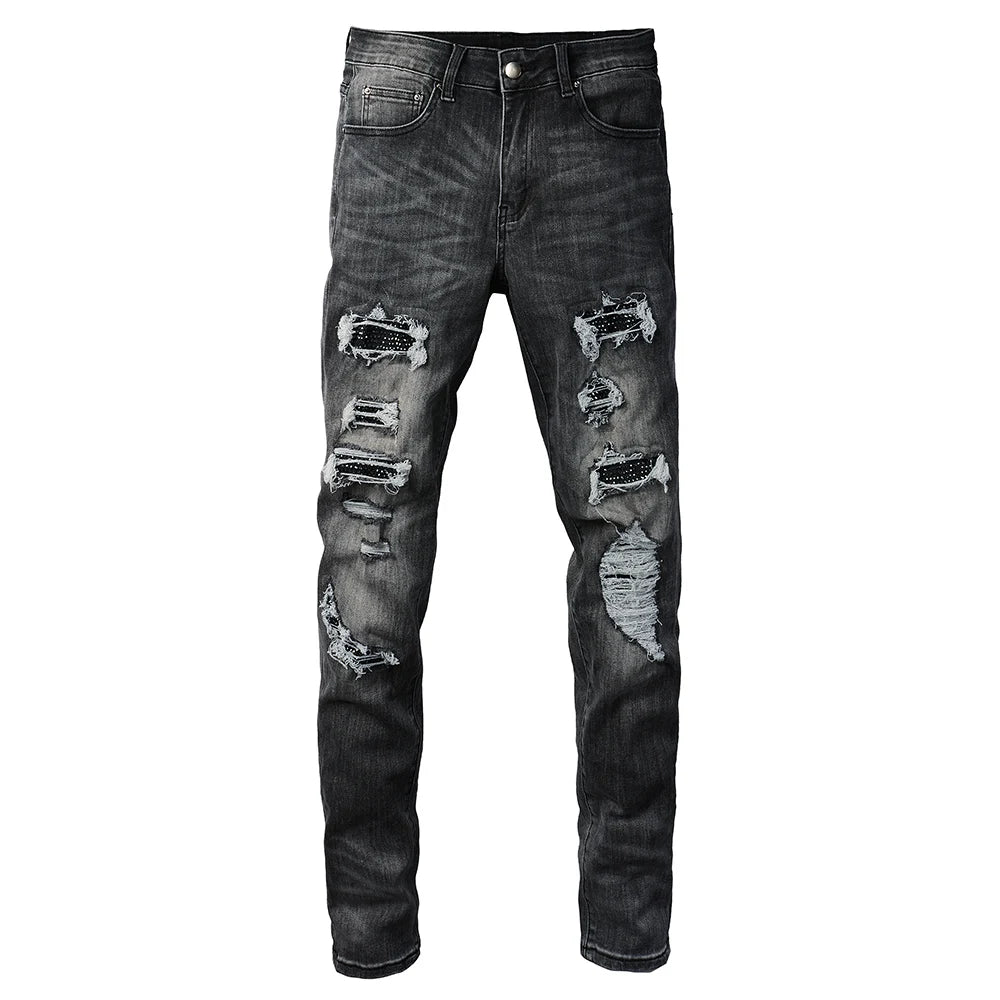 Diamond Ripped Jeans