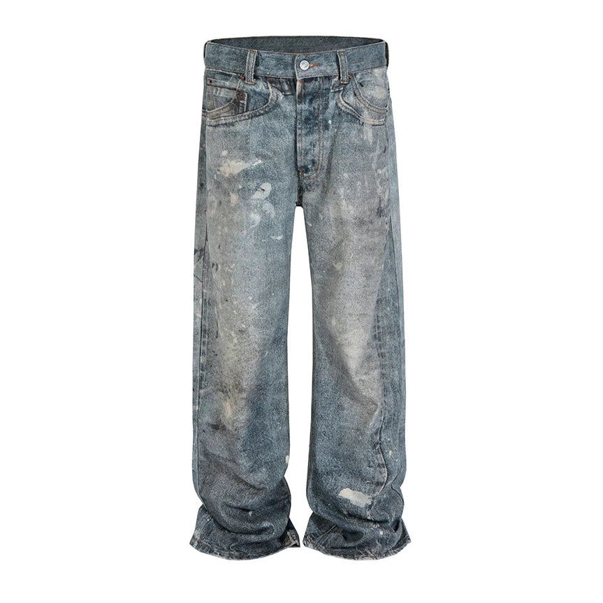 Stain Flare Jeans