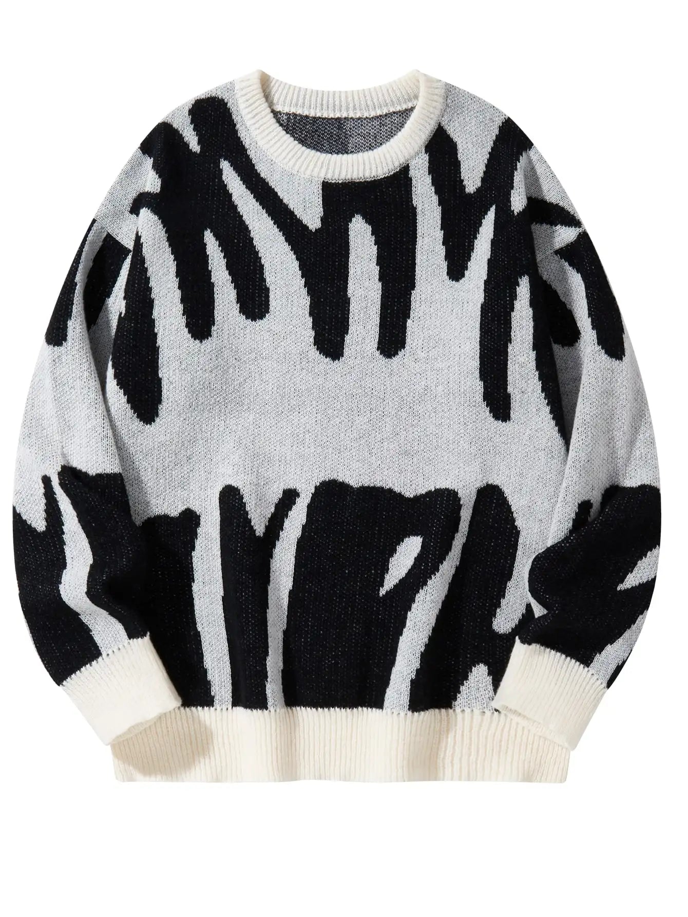 Wavy Pattern Sweatshirt