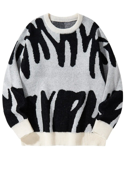 Wavy Pattern Sweatshirt