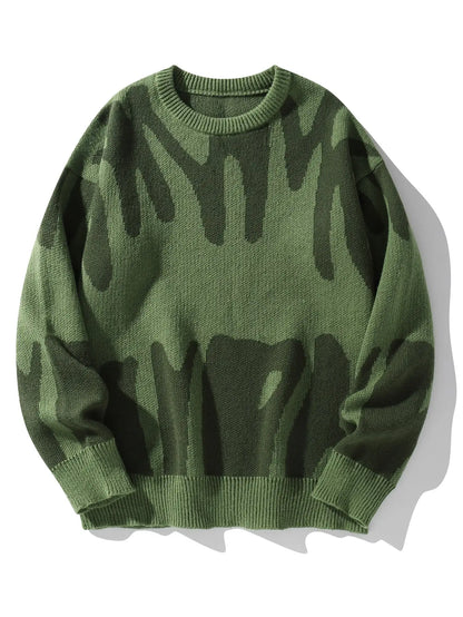 Wavy Pattern Sweatshirt