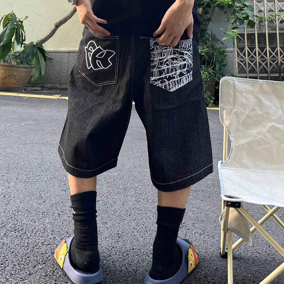 Strained People Shorts Jeans
