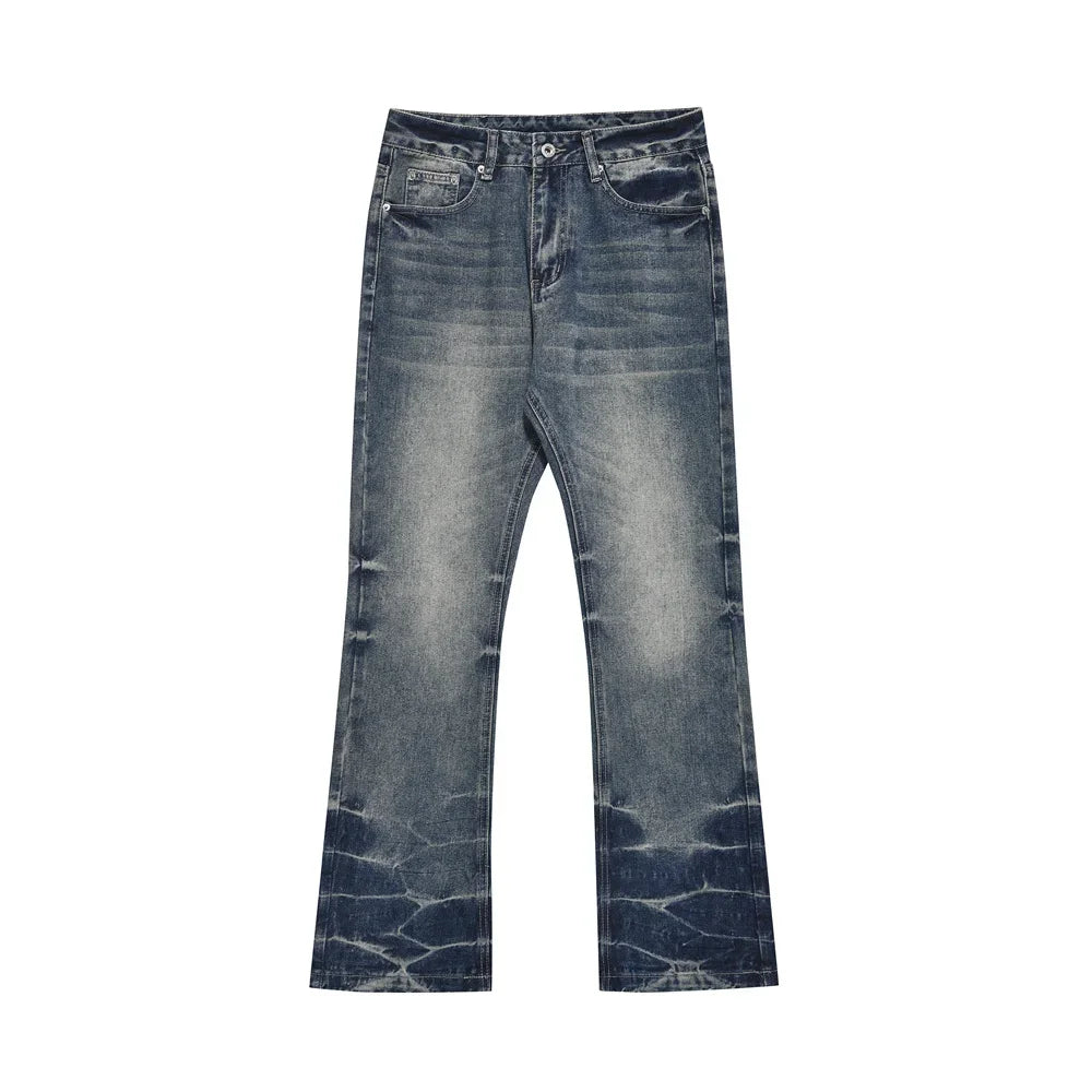 Waved Flare Jeans
