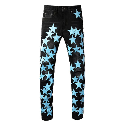 Azure Stars Jeans