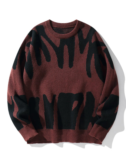 Wavy Pattern Sweatshirt