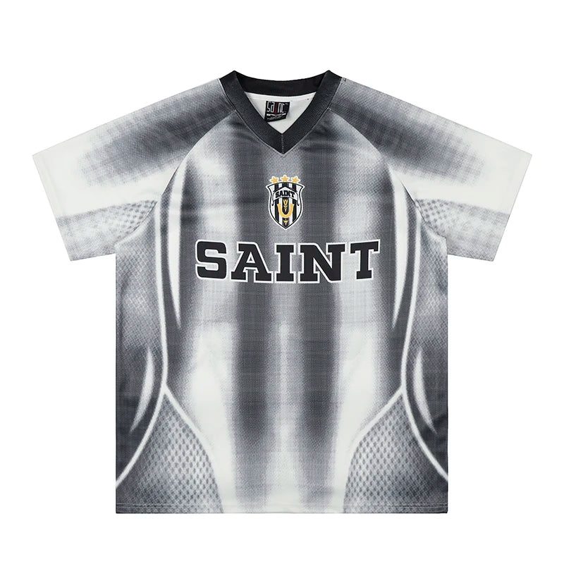 Saint Grey Stripes T-Shirt