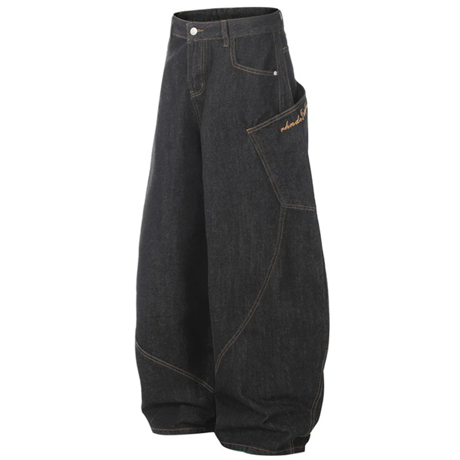 BLACK FORCE BAGGY JEANS