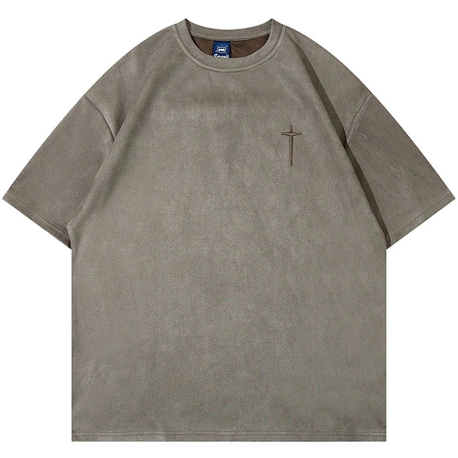 Cross Suede T-Shirt