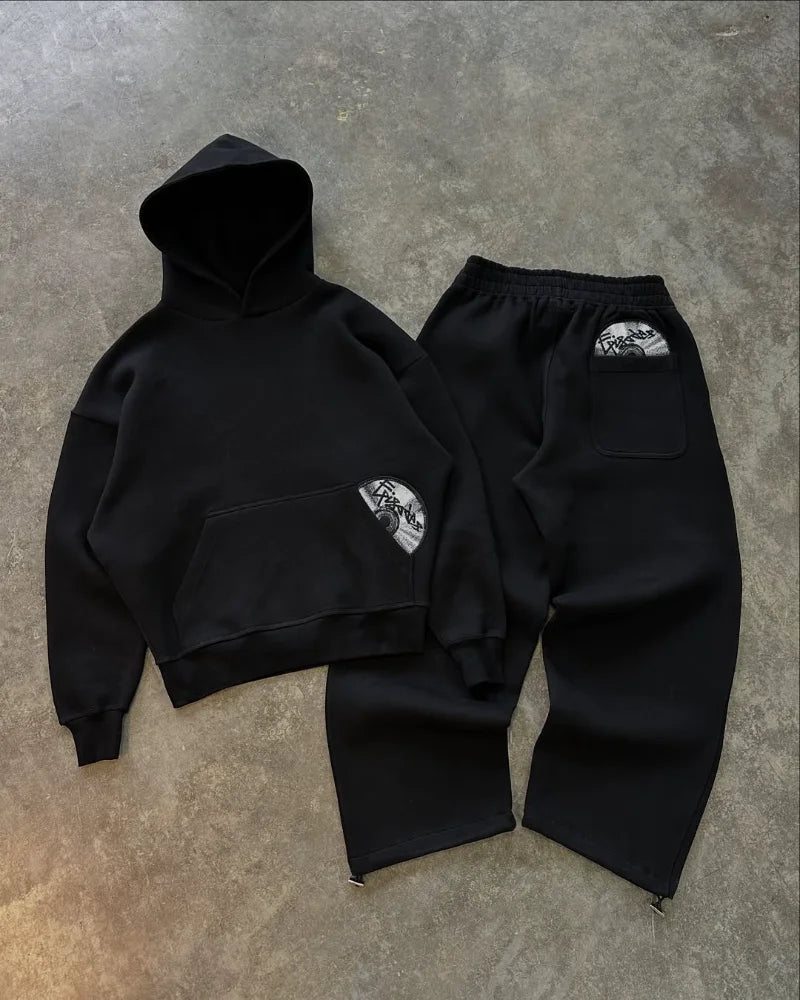 Losing Disk Black Hoodie