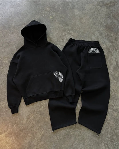Losing Disk Black Hoodie