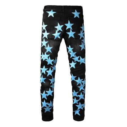 Azure Stars Jeans