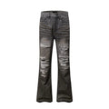 Ripped Flare Jeans