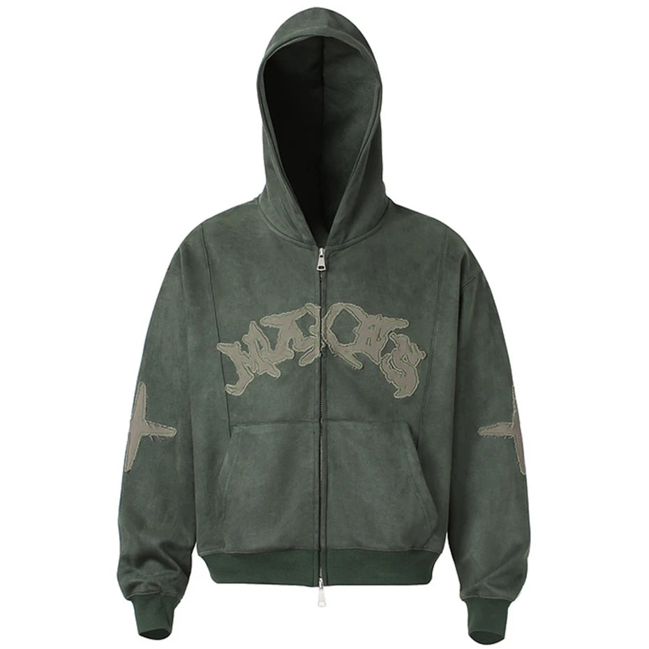 Rigged Crop Hoodie