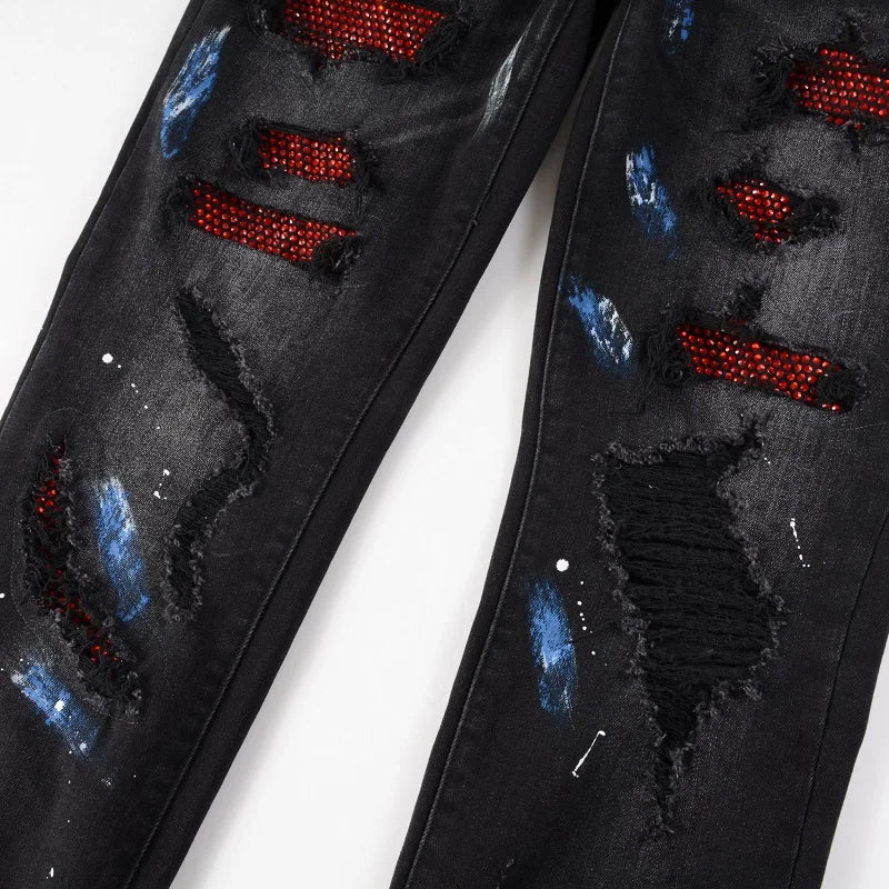 Blood Painted Jeans