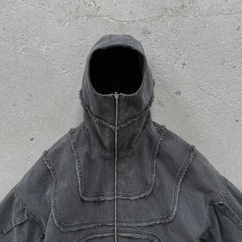 Zipped Mask Hoodie