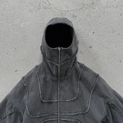 Zipped Mask Hoodie