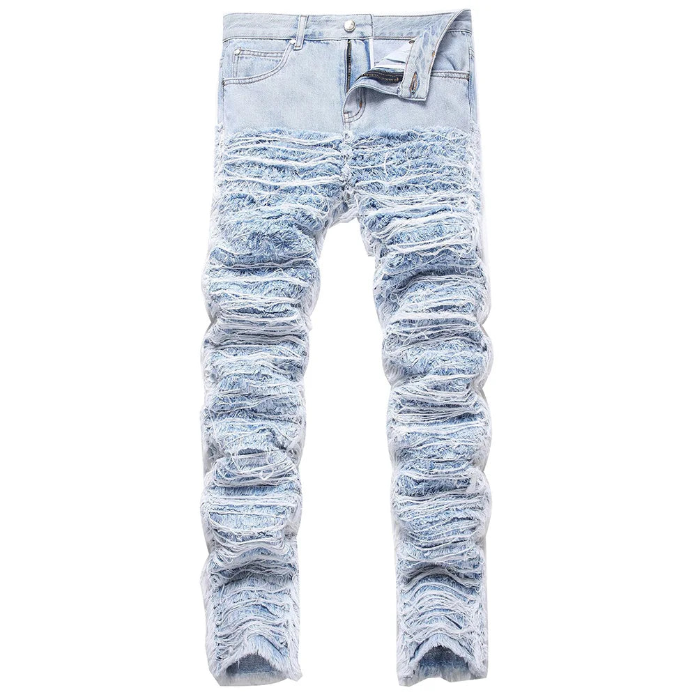 Fluffy Blue Jeans