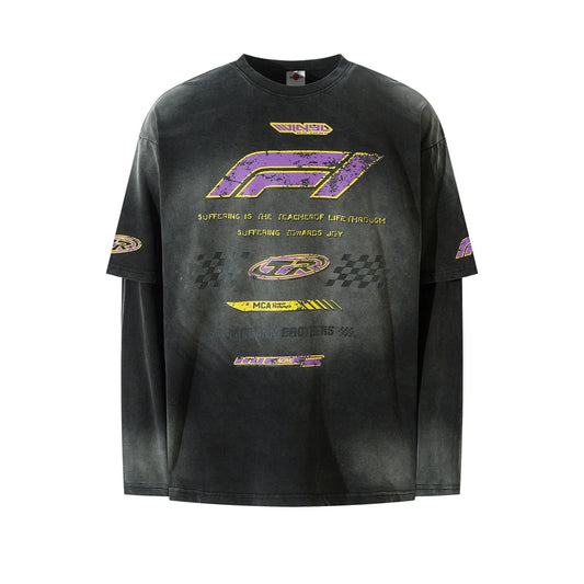 Black Racing Long Sleeve