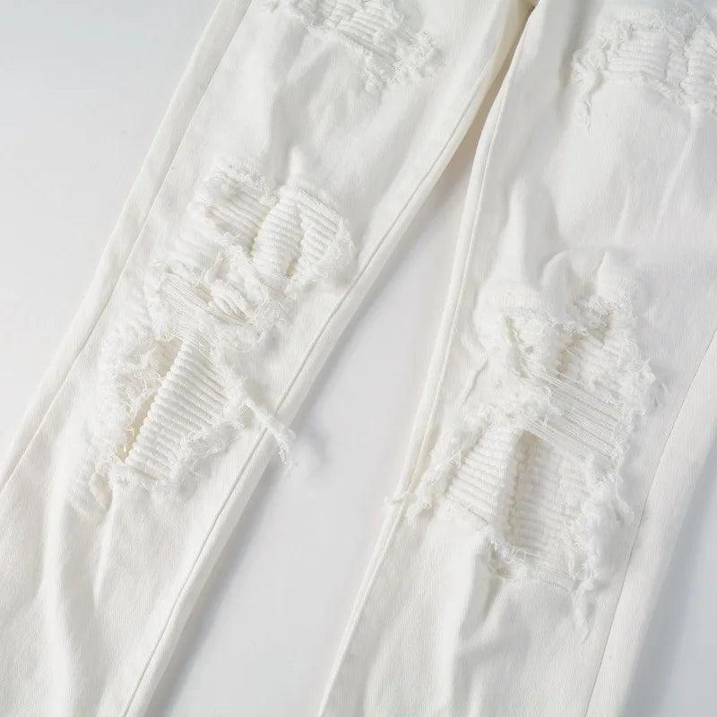 White Milk Jeans