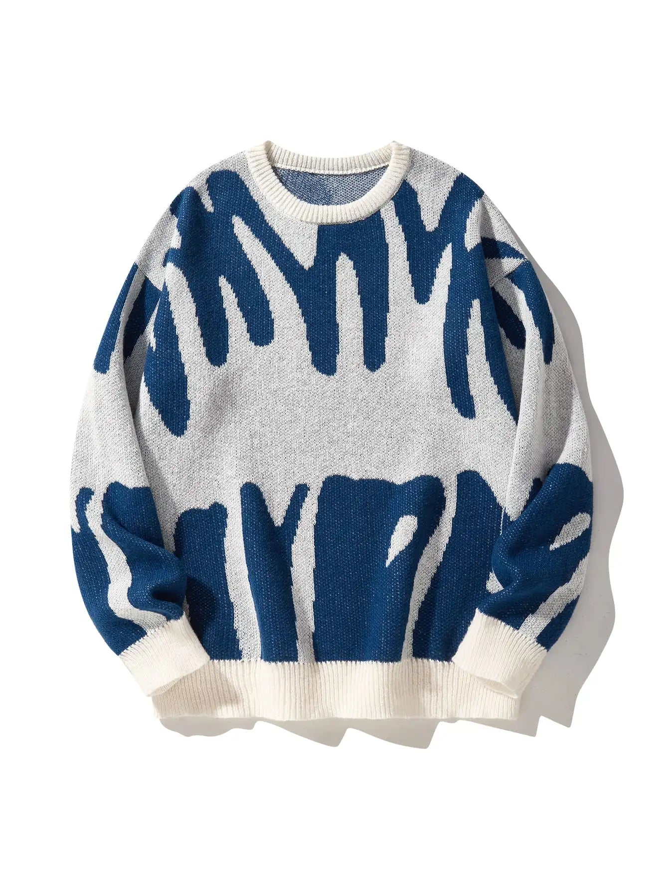 Wavy Pattern Sweatshirt