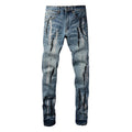 Stripe Painted Jeans