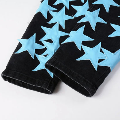 Azure Stars Jeans