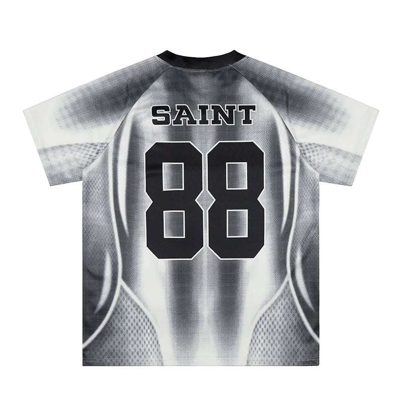Saint Grey Stripes T-Shirt