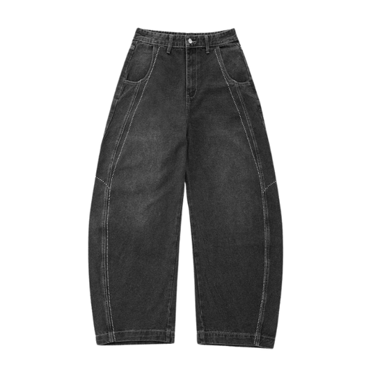 Single Rinestone Stripes Jeans