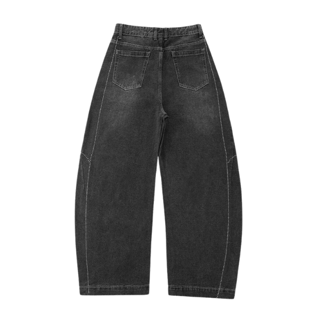 Single Rinestone Stripes Jeans