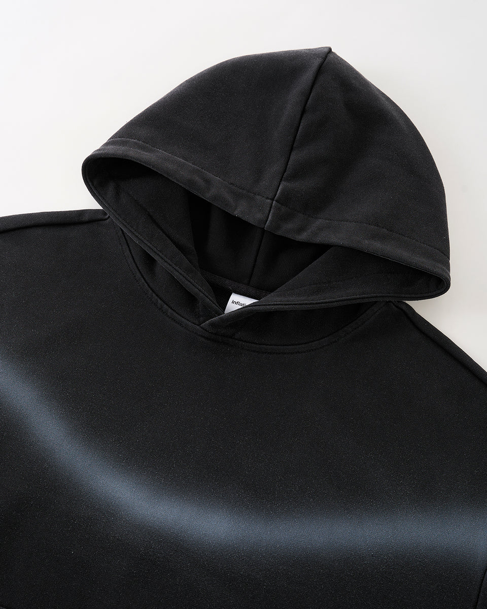 Spray Waves Black Hoodie