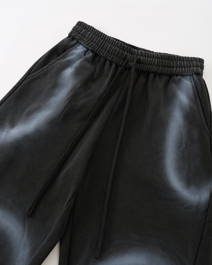 Spray Waves Black Hoodie