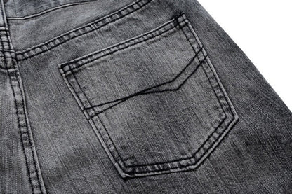 Stretched Black Flare Jeans