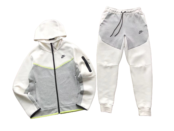 TECH FLEECE – WHITE/GREY/GREEN