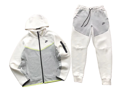 TECH FLEECE – WHITE/GREY/GREEN