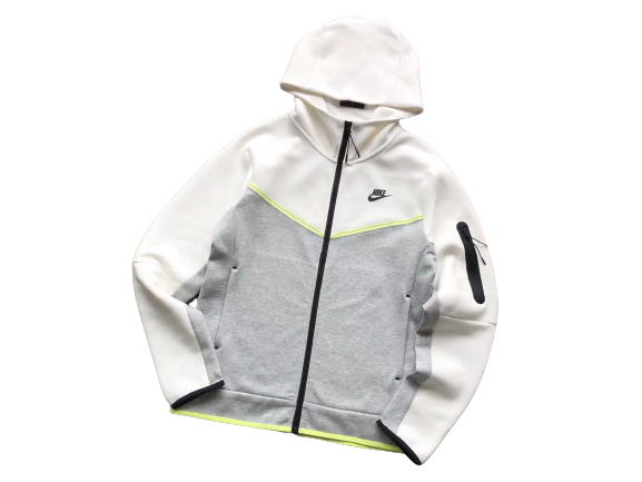 TECH FLEECE – WHITE/GREY/GREEN