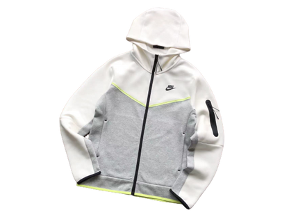 TECH FLEECE – WHITE/GREY/GREEN