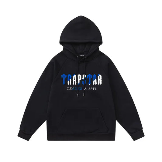 TRAPSTAR SWEATSHIRT - STRIPES DECODED BLACK