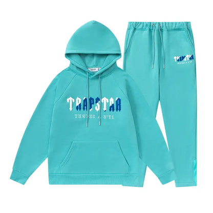 TRAPSTAR SET - DAZZLING CYAN WHITE