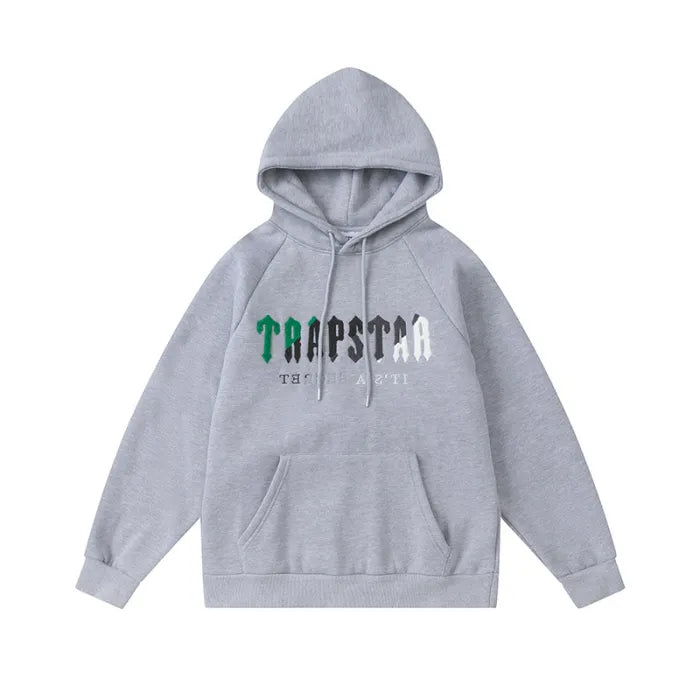 TRAPSTAR SET - GREEN CHENILLE DECODED GRAY