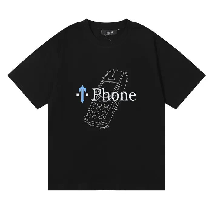 TRAPSTAR SHIRT - PHONE BLACK