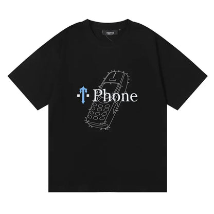 TRAPSTAR SHIRT - PHONE BLACK