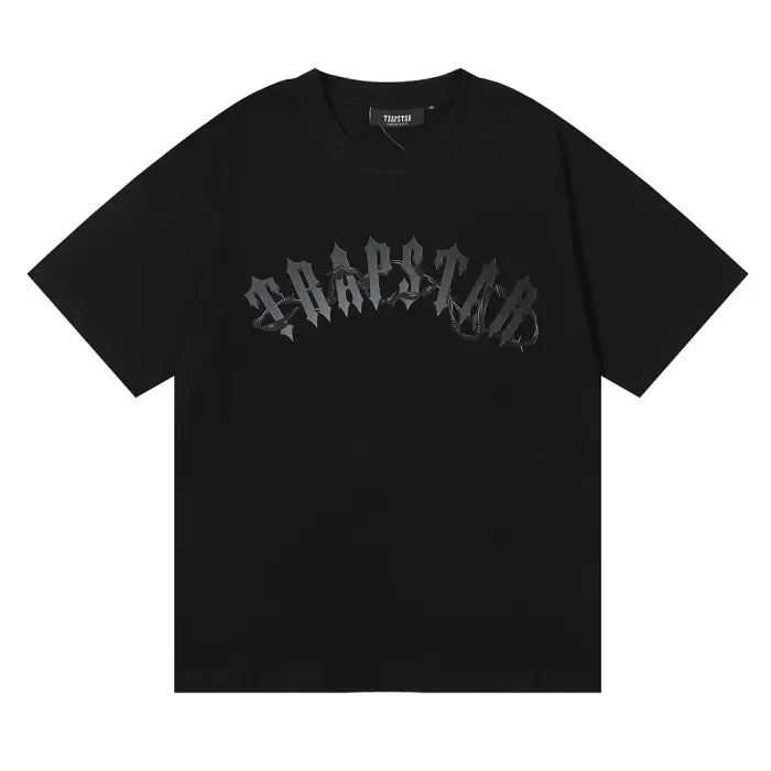 TRAPSTAR SHIRT - EMBED WIRE BLACK