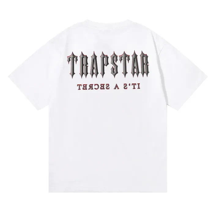 TRAPSTAR SHIRT - RELIEF GRAY WHITE