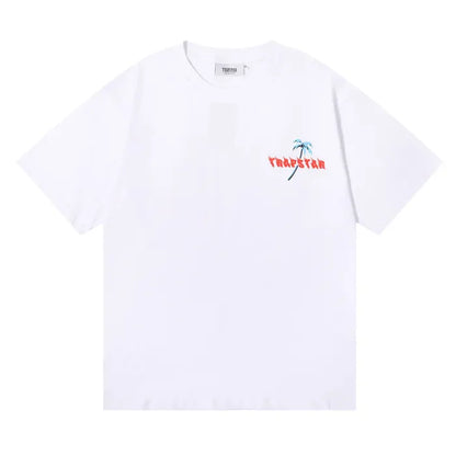 TRAPSTAR SHIRT - DEAD PALMS WHITE