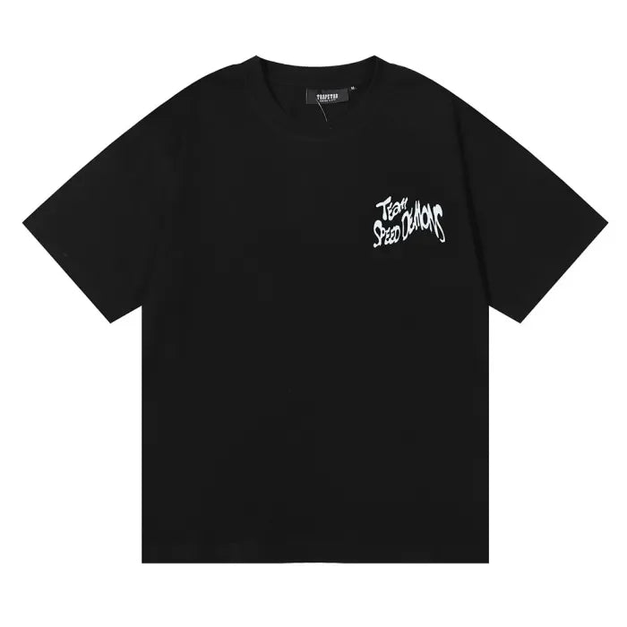 TRAPSTAR SHIRT - SPEED DEMONS BLACK