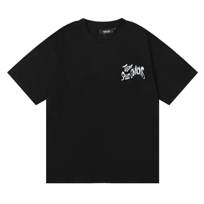 TRAPSTAR SHIRT - SPEED DEMONS BLACK