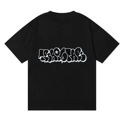 TRAPSTAR SHIRT - STREET ART BLACK